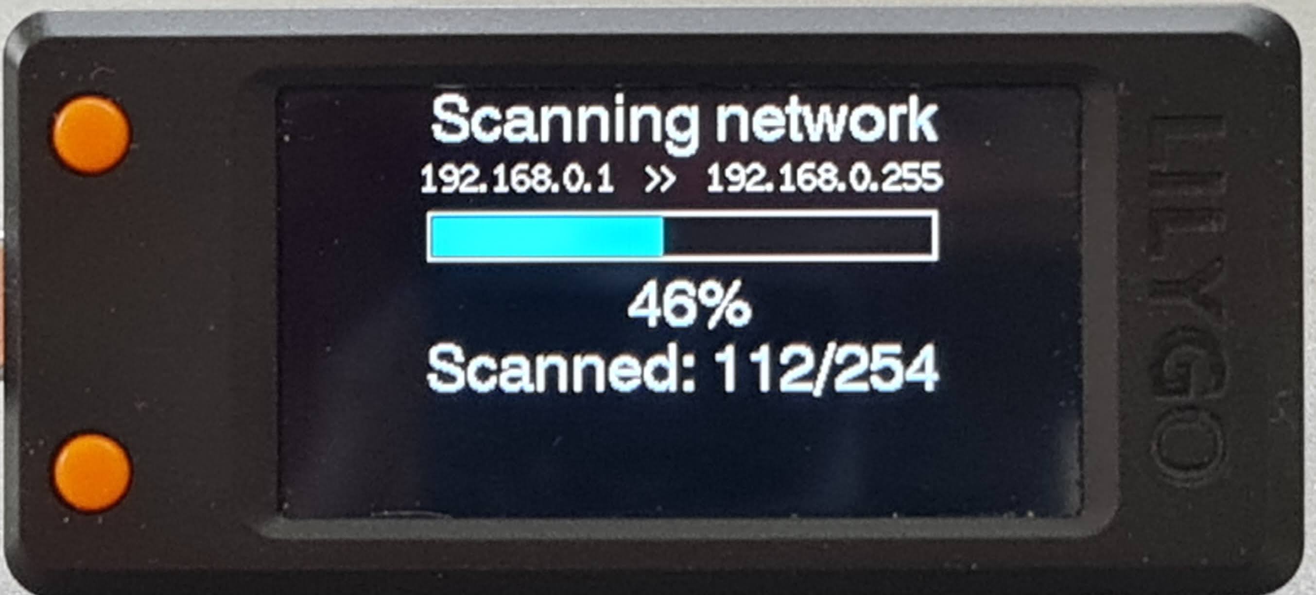 Scan in prigress