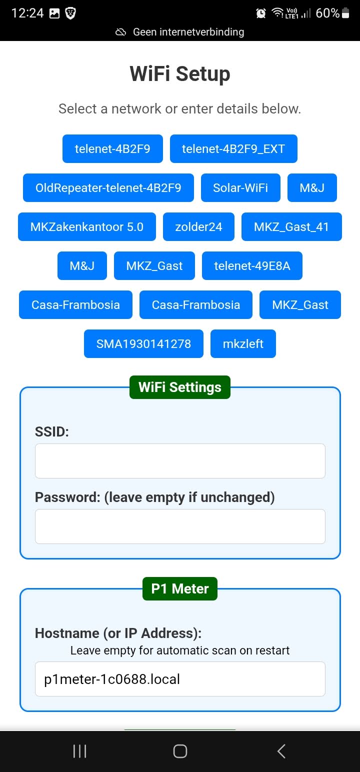 Setup page part 1