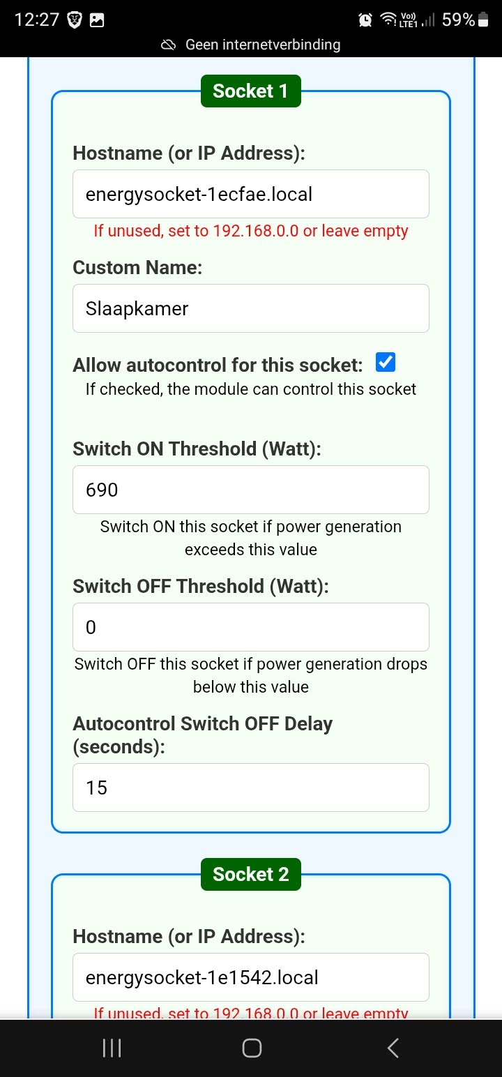 Setup page part 2